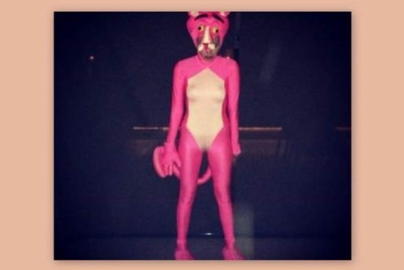 Γνωστή τραγουδίστρια ντύθηκε … ροζ πάνθηρας