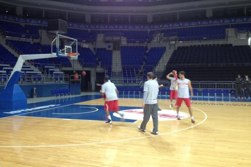 Ολυμπιακός: Η προπόνηση στο «Ούλκερ Σπορτς Αρίνα»