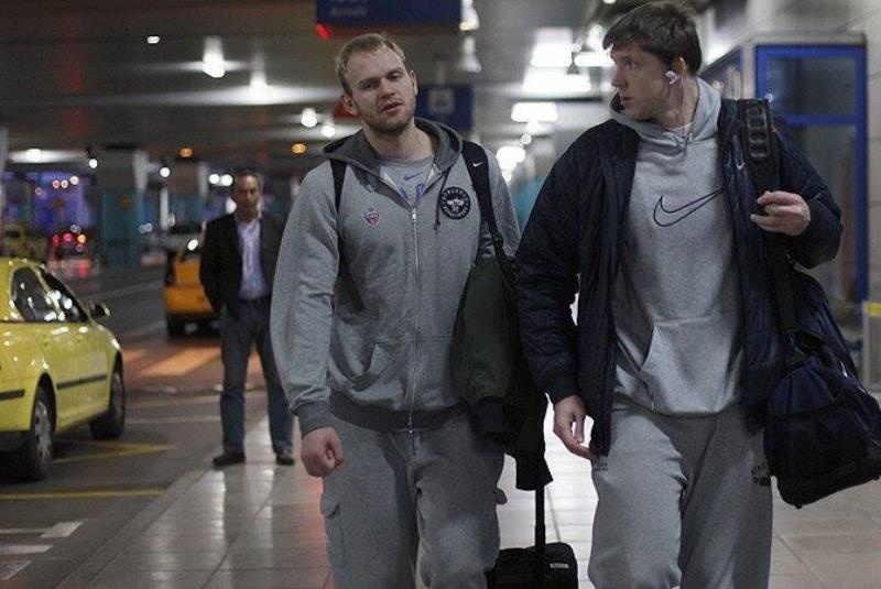 ΤΣΣΚΑ Μόσχας: Η άφιξη στην Αθήνα (photos)