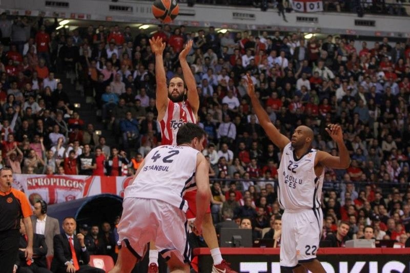 Ευρωλίγκα: Ολυμπιακός vs Εφές Αναντόλου (video)