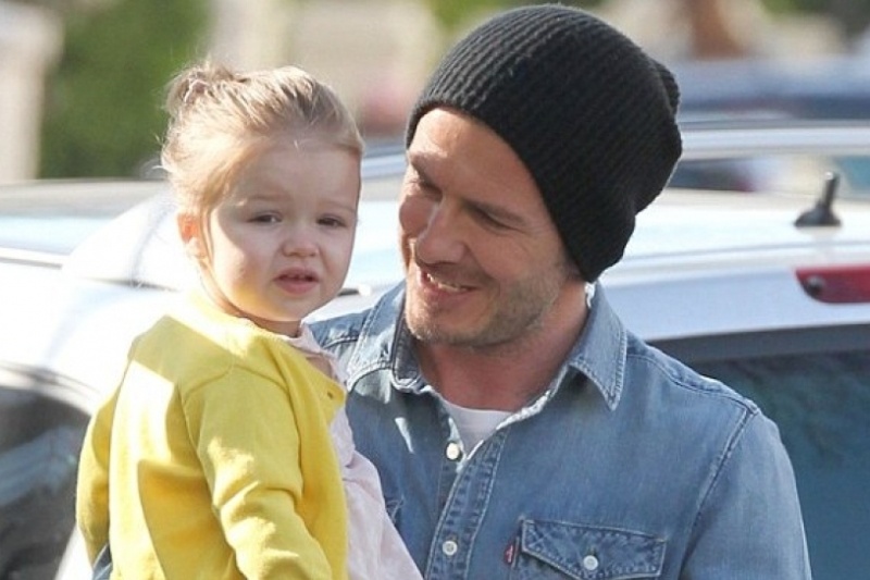 David Beckham: Η κόρη του τον κάνει συνέχεια να γελά! (φωτό)