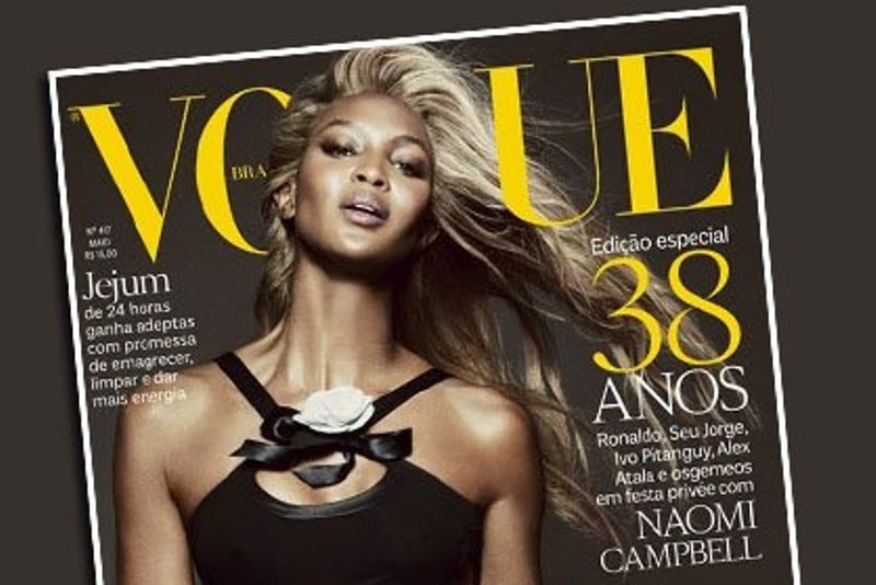 H Naomi Campbell γίνεται ξανθιά για χάρη της Vogue