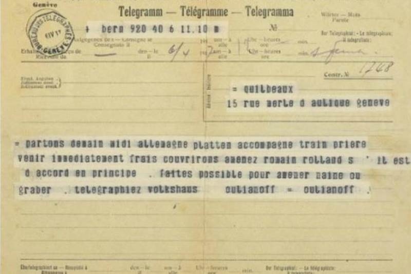 Ρωσία: 60.000 ευρώ για ένα ιστορικό τηλεγράφημα
