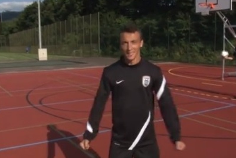 ΠΑΟΚ: Νικητής ο Κάτσε στο… foot-basketball! (video)