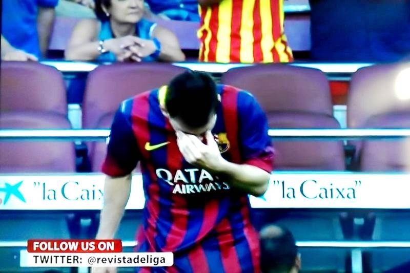 Μπαρτσελόνα: Έκανε εμετό ο Μέσι (video)
