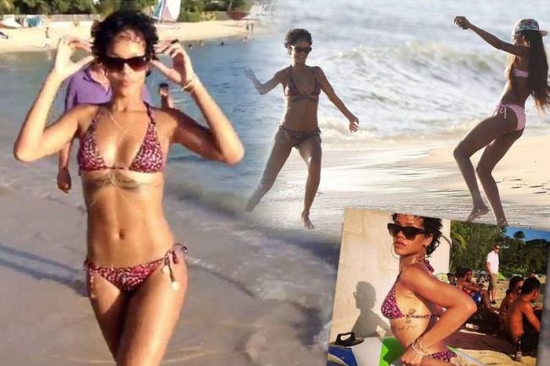 Η Rihanna παίζει μπάλα με… μπικίνι