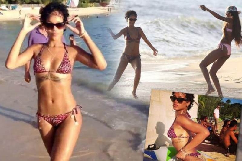 Η Rihanna παίζει μπάλα με… μπικίνι