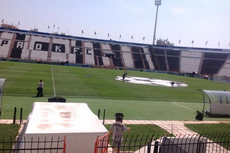 ΠΑΟΚ: Πρόβα σεντονιού στην Τούμπα (video)