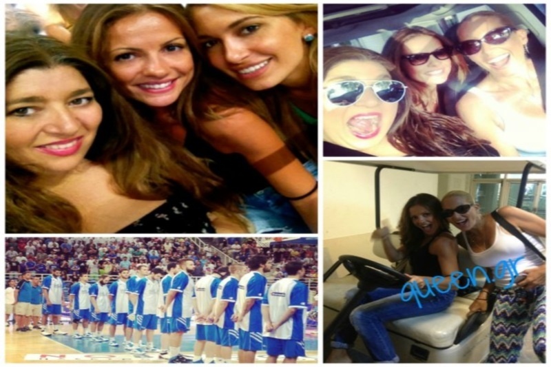 Στις εξέδρες του ΟΑΚΑ...