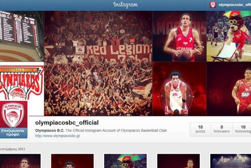 Ολυμπιακός: Τώρα και στο instagram
