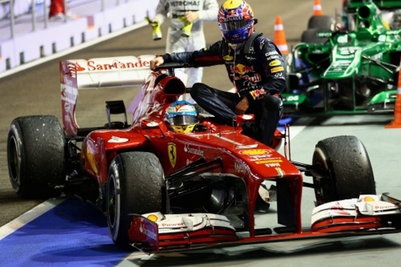 Ρεντ Μπουλ: Βγήκε με το… ταξί του Αλόνσο ο Γουέμπερ (video)