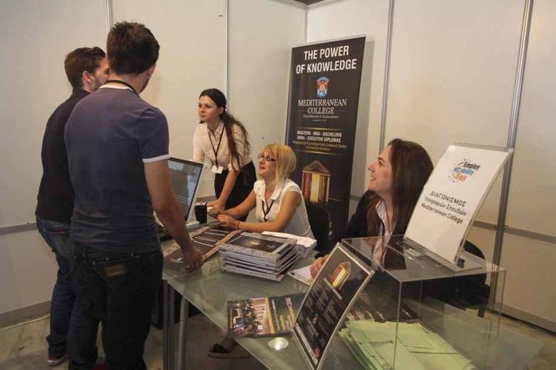 Mediterranean College: Χιλιάδες επισκέπτες στην Έκθεση Καριέρας «Employability Fair 2013»