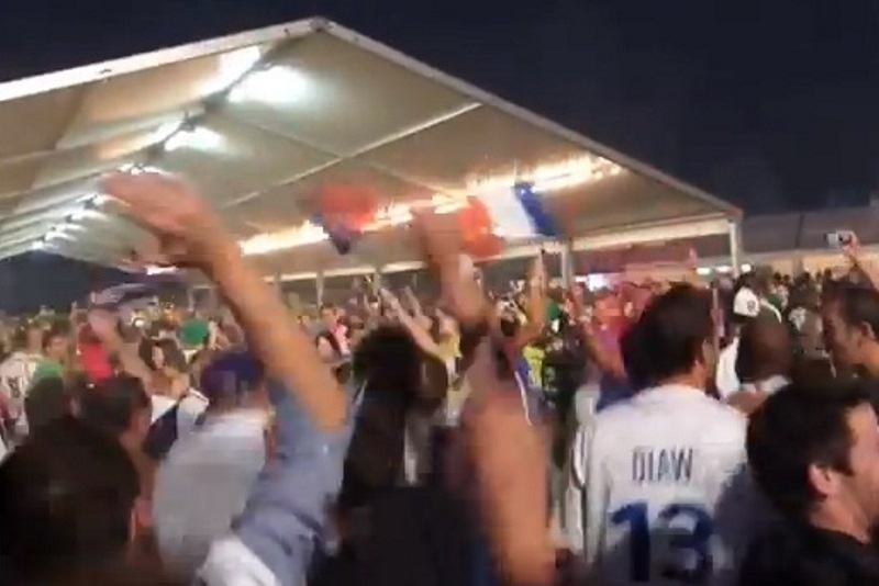 Γαλλία: Το πανηγύρισαν μαζί με τους Λιθουανούς (video)