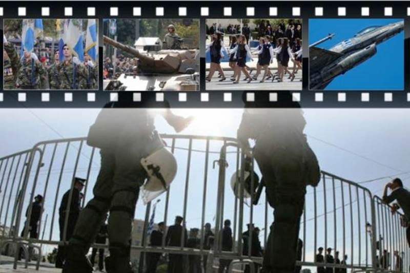 Σιδερόφρακτες παρελάσεις σε Αθήνα και Θεσσαλονίκη