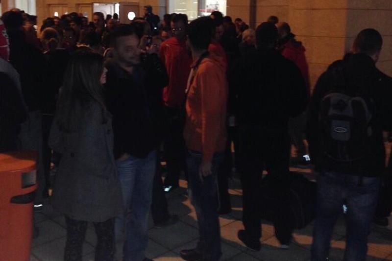 Ολυμπιακός: «Ερυθρόλευκη» υποδοχή στην Αλεξανδρούπολη