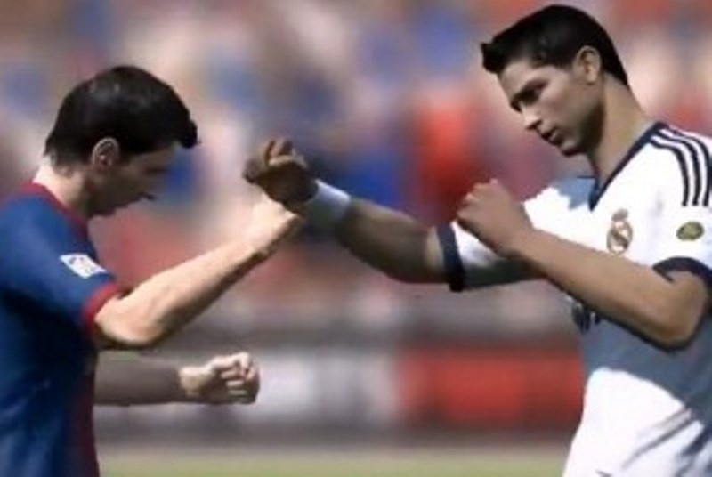 Ρεάλ Μαδρίτης – Μπαρτσελόνα: Έπαιξαν… μποξ, Ρονάλντο και Μέσι (photos+video)