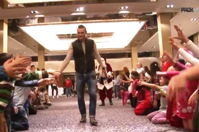 ΠΑΟΚ: Το χριστουγεννιάτικο πάρτι για τα χωριά SOS (video)