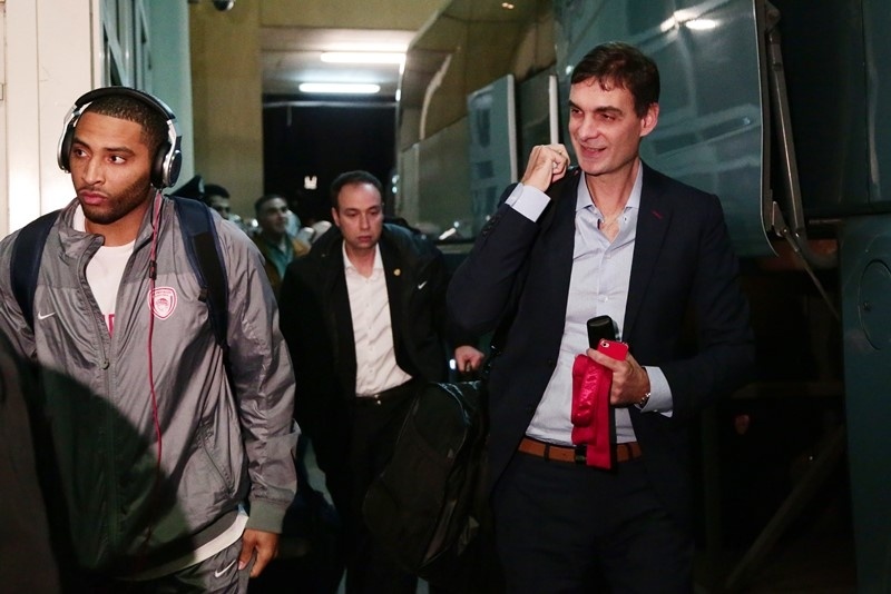 Ολυμπιακός: Η άφιξη στο ΟΑΚΑ (photos)