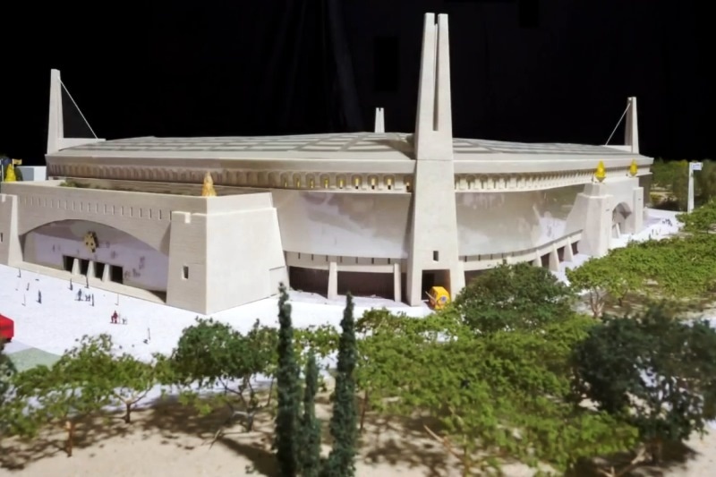 ΑΕΚ: Η κατασκευή της μακέτας της «Αγιά Σοφιάς» (video)