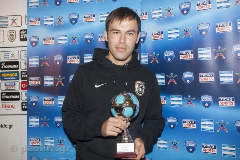 ΠΑΟΚ: Η βράβευση του Νάτχο (video)