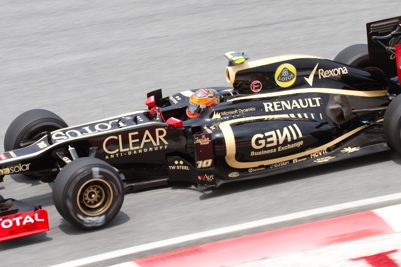 Lotus: Δοκιμές με Γκροσάν