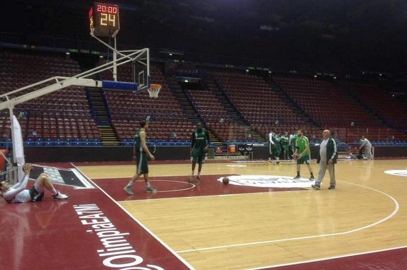 Παναθηναϊκός: Η πρόπονηση στο Mediolanum Forum (video)