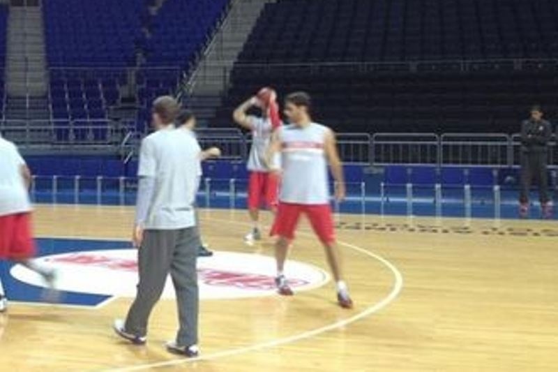 Ολυμπιακός: Προπόνηση στην «Ulker Sports Arena»