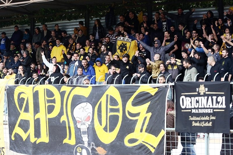 ΑΕΚ: Ένταση και συλλήψεις στον Άγιο Νικόλαο