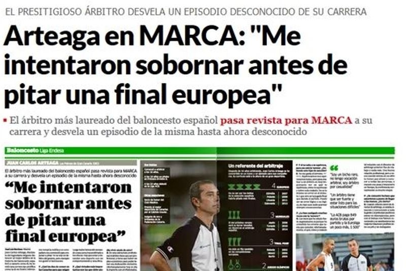 Αρτεάγκα: «Προσπάθησαν να με δωροδοκήσουν»