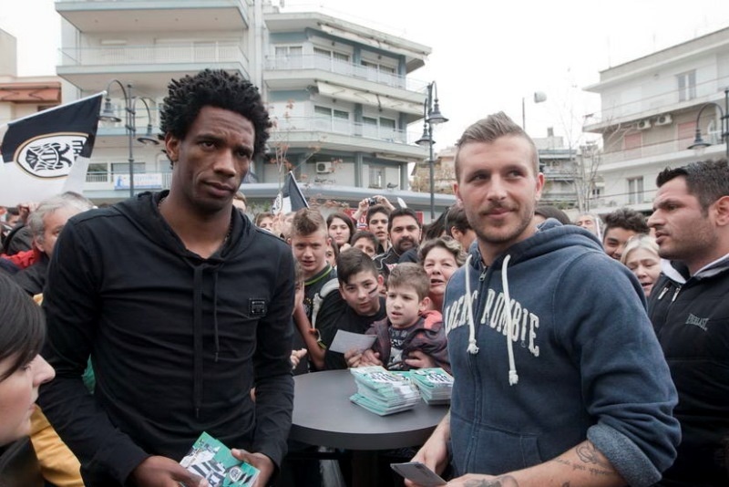 ΠΑΟΚ: Στη Νεάπολη οι Λίνο, Σκόνδρας (photos)