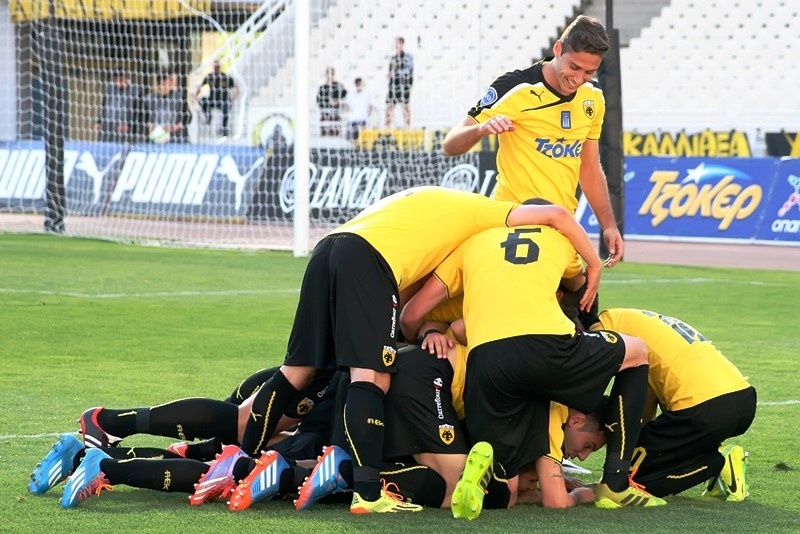 Με το ζόρι η ΑΕΚ, 1-0 το Αιγάλεω (photos+video)