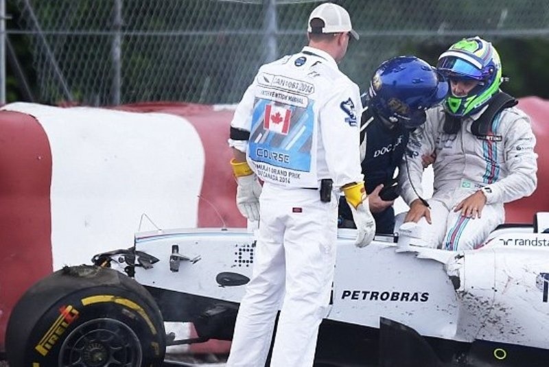 Φόρμουλα 1: Το τρομακτικό τρακάρισμα Μάσα - Πέρεζ (photos+video)