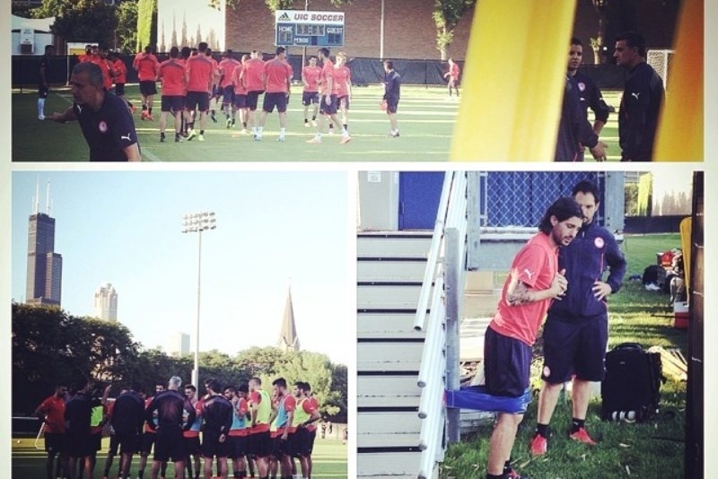 Ολυμπιακός: Πρώτη προπόνηση στο Σικάγο