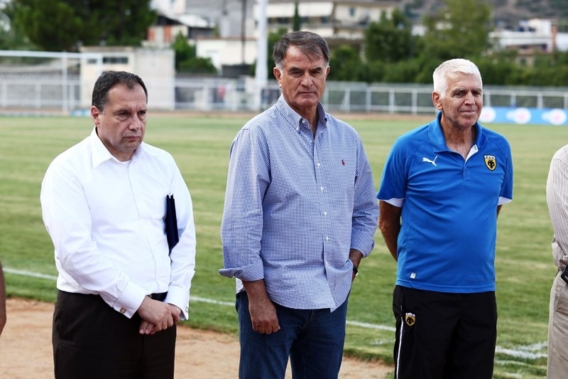 Φωκικός – ΑΕΚ: Βραβεύτηκαν Μπάγεβιτς και Πανταζής (photos)