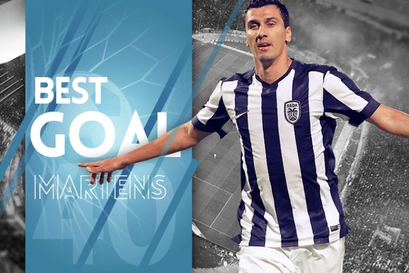ΠΑΟΚ: Best goal Αυγούστου, του Μάρτενς (video)