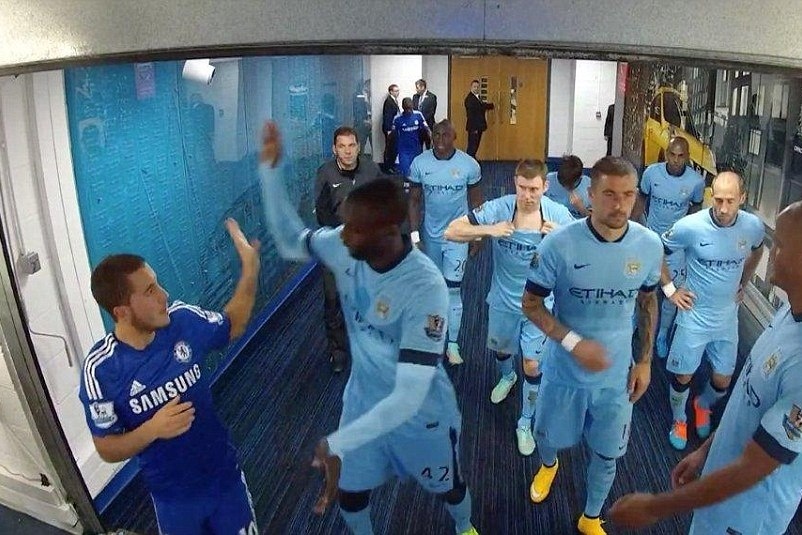 Οι  φάπες  του Γιάγια Τουρέ στον Αζάρ στη φισούνα (video+photos)