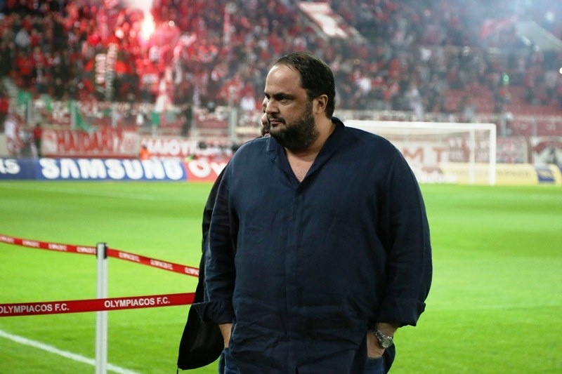 Ολυμπιακός: Ο Μαρινάκης στην προπόνηση