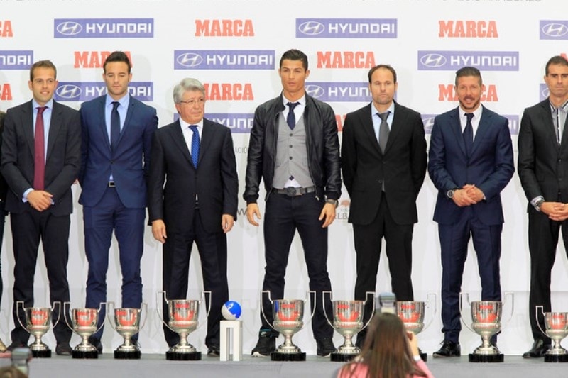 Η βράβευση των κορυφαίων της La Liga από τη Marca ( video+photos)