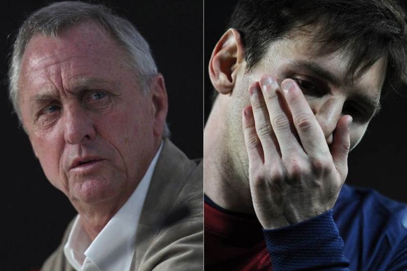 Κρόιφ: «Δεν φεύγει για τα λεφτά ο Μέσι»