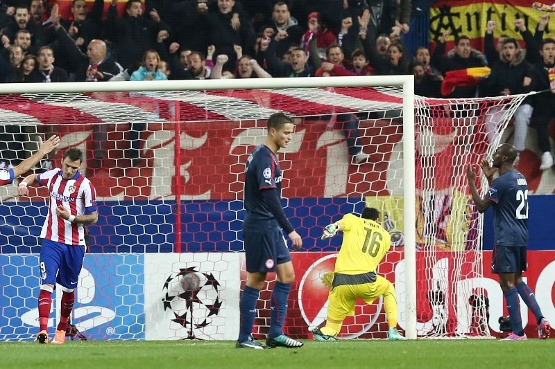 Ατλέτικο Μαδρίτης - Ολυμπιακός: Το γκολ του Μάντζουκιτς (video)