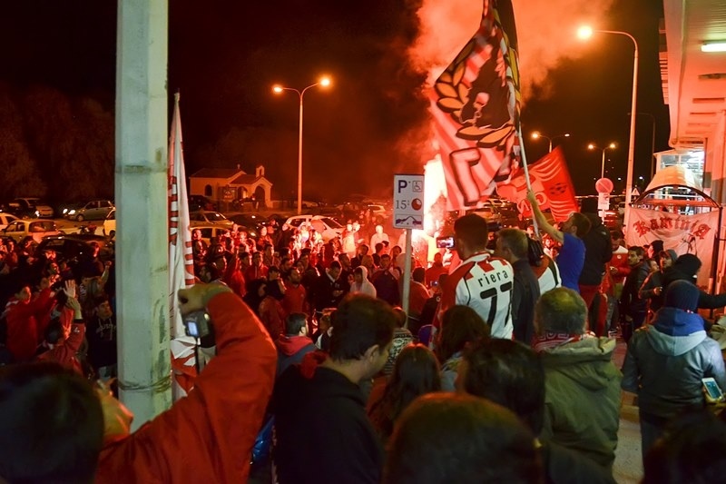 Ολυμπιακός: Αποθέωση στην Μυτιλήνη (photos)
