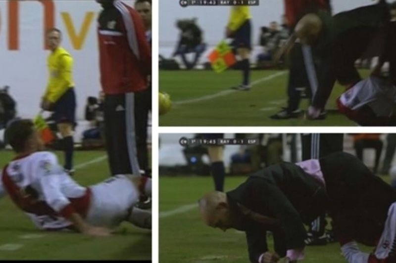 Πήρε φόρα και γκρέμισε τον προπονητή του ο  Κίνι(video)