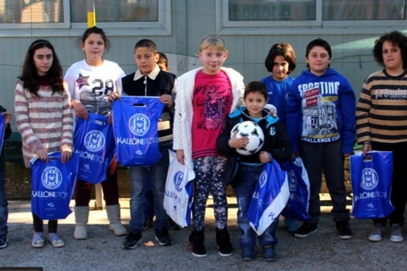 ΑΕΛ Καλλονής: Επίσκεψη σε σχολεία