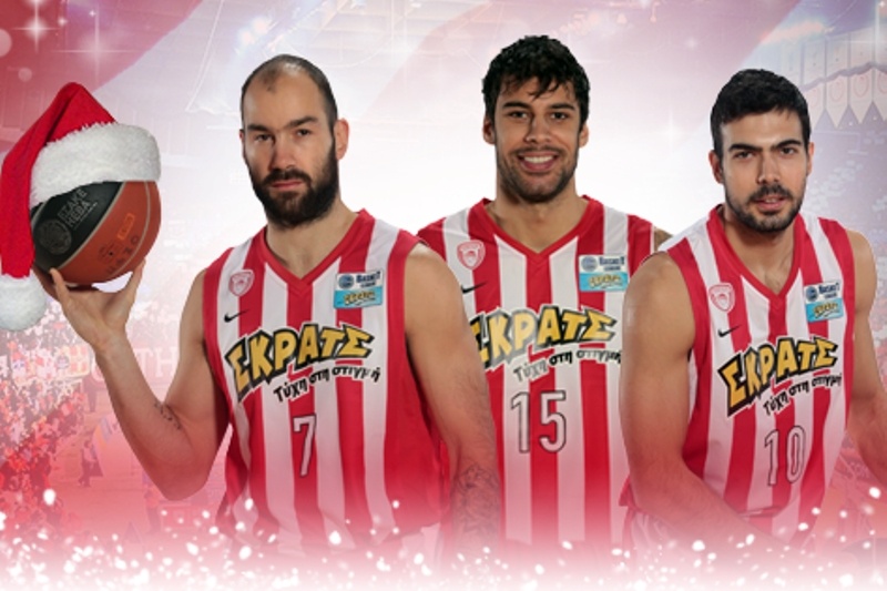 Ολυμπιακός: Κόκκινα Χριστούγεννα (photo)