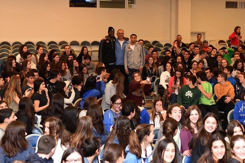 Παναθηναϊκός: Γκιστ και Σλότερ στις Σχολές Μωραΐτη (photos)