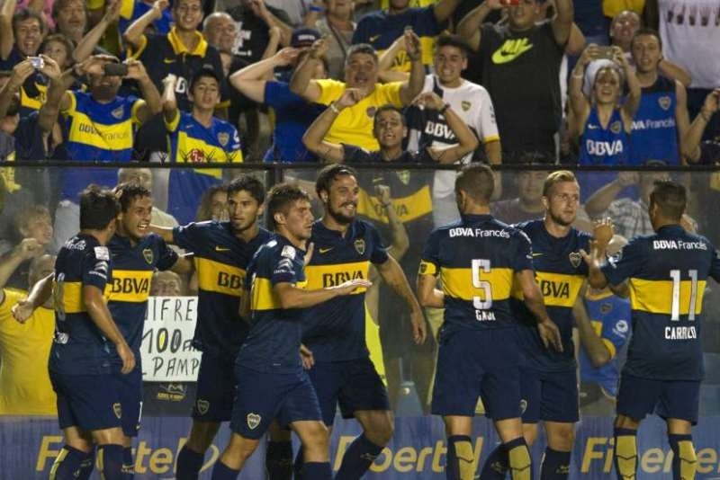 Μπόκα Τζούνιορς :Πανηγυρισμός με ομαδική ... φωτογραφία (video)