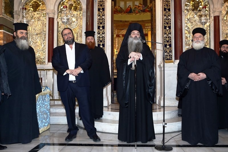 Ολυμπιακός: Συνάντηση Μαρινάκη με τον Μητροπολίτη Πειραιά (photos)