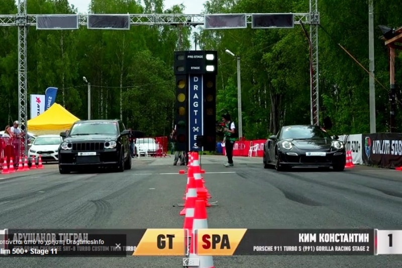 Η απίστευτη κόντρα ενός Jeep με Porsche (video)