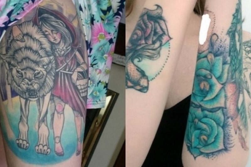 Κάτω από τα τατουάζ της κρύβεται ένα τραγικό μυστικό… (εικόνες)