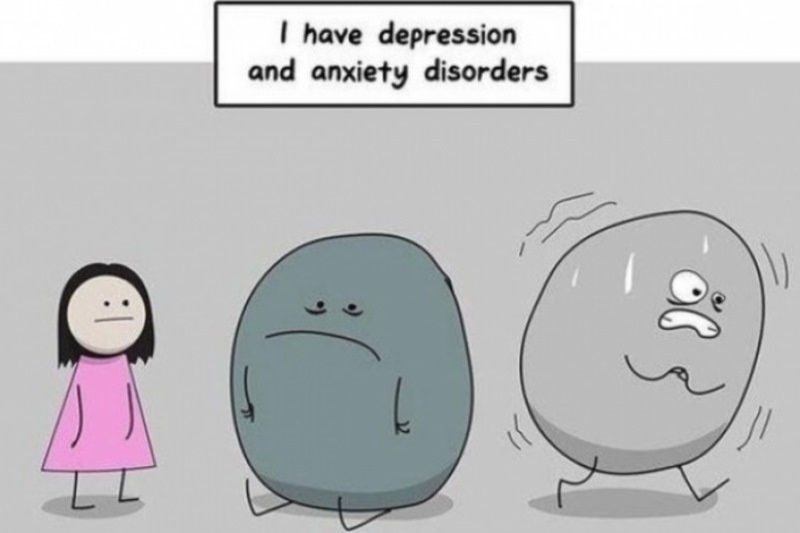 Το άγχος και η κατάθλιψη μέσα από ένα συγκλονιστικό κόμικ